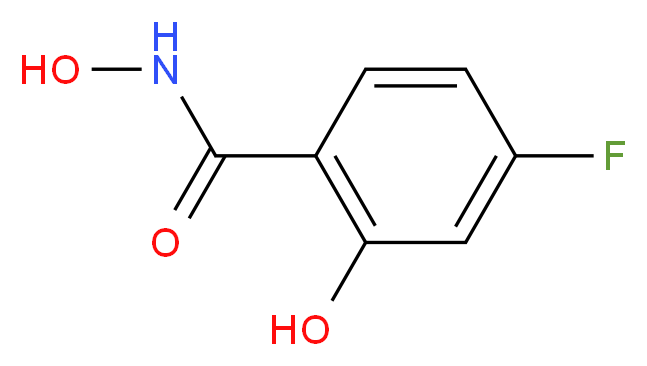 4-Fluoro-N,2-dihydroxybenzamide_分子结构_CAS_1643-78-3)