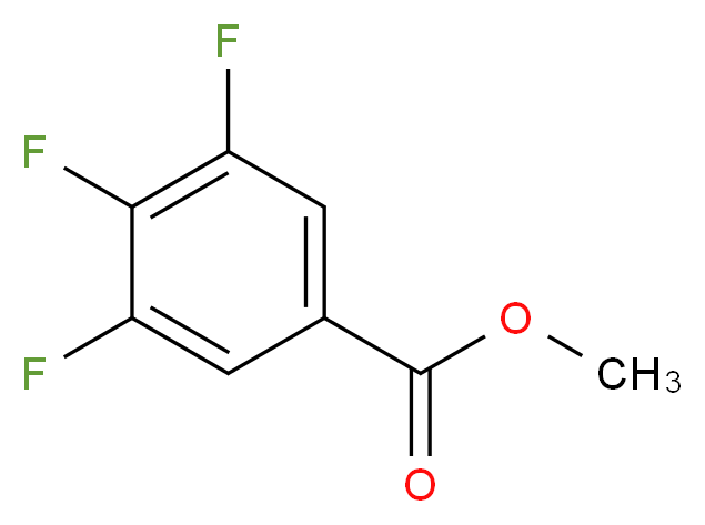 Methyl 3,4,5-trifluorobenzenecarboxylate_分子结构_CAS_773873-72-6)
