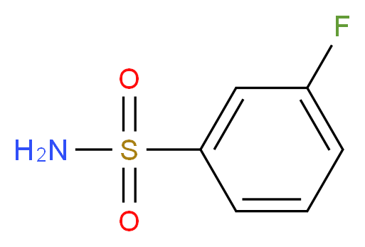 3-fluorobenzene-1-sulfonamide_分子结构_CAS_)