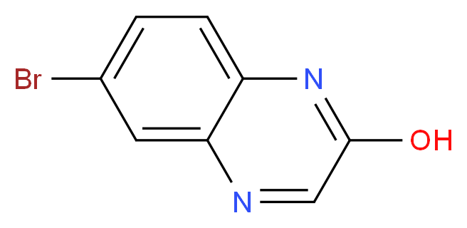 6-bromoquinoxalin-2-ol_分子结构_CAS_55687-34-8