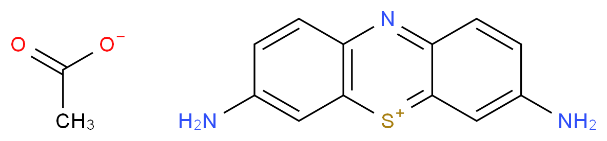Thionin acetate salt_分子结构_CAS_78338-22-4)