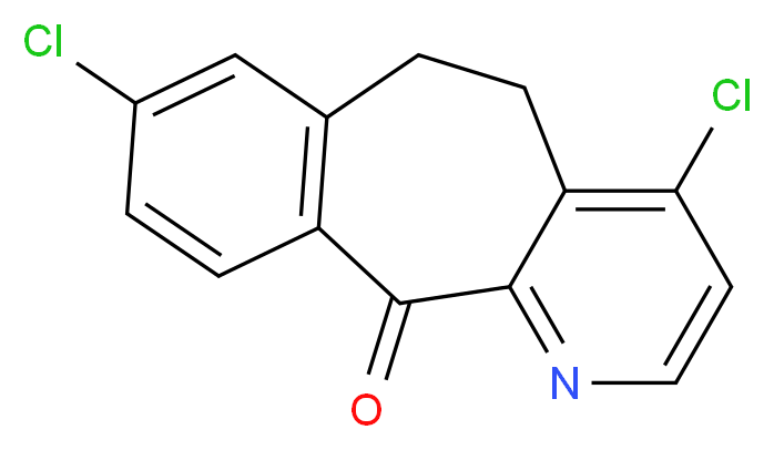 7,13-dichloro-4-azatricyclo[9.4.0.0<sup>3</sup>,<sup>8</sup>]pentadeca-1(11),3(8),4,6,12,14-hexaen-2-one_分子结构_CAS_133330-60-6