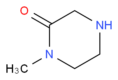 1-methylpiperazin-2-one_分子结构_CAS_59702-07-7