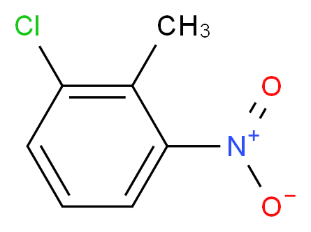 1-chloro-2-methyl-3-nitrobenzene_分子结构_CAS_83-42-1