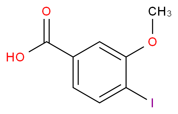 4-Iodo-3-methoxybenzenecarboxylic acid_分子结构_CAS_)