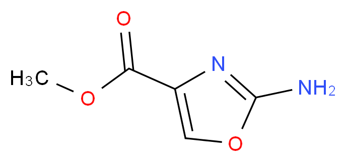 Methyl 2-aminooxazole-4-carboxylate_分子结构_CAS_1000576-38-4)