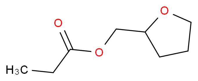 oxolan-2-ylmethyl propanoate_分子结构_CAS_637-65-0