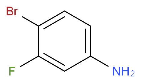 4-Bromo-3-fluoroaniline 98%_分子结构_CAS_656-65-5)