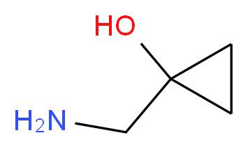 1-(Aminomethyl)cyclopropanol_分子结构_CAS_74592-33-9)