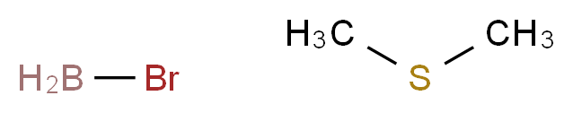 (methylsulfanyl)methane; bromoborane_分子结构_CAS_55652-52-3