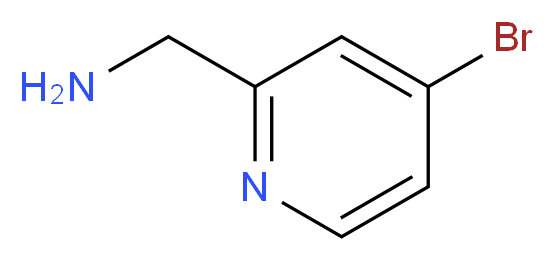 (4-bromopyridin-2-yl)methanamine_分子结构_CAS_865156-50-9