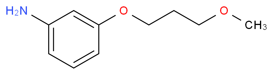 3-(3-Methoxypropoxy)benzenamine_分子结构_CAS_1023277-27-1)