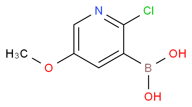 2-chloro-5-methoxypyridin-3-ylboronic acid_分子结构_CAS_1072946-26-9)