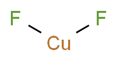 二氟化铜(II)_分子结构_CAS_7789-19-7)
