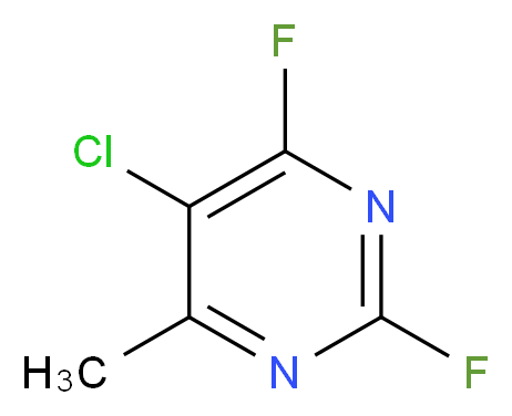 5-Chloro-2,4-difluoro-6-methylpyrimidine 98%_分子结构_CAS_72630-78-5)