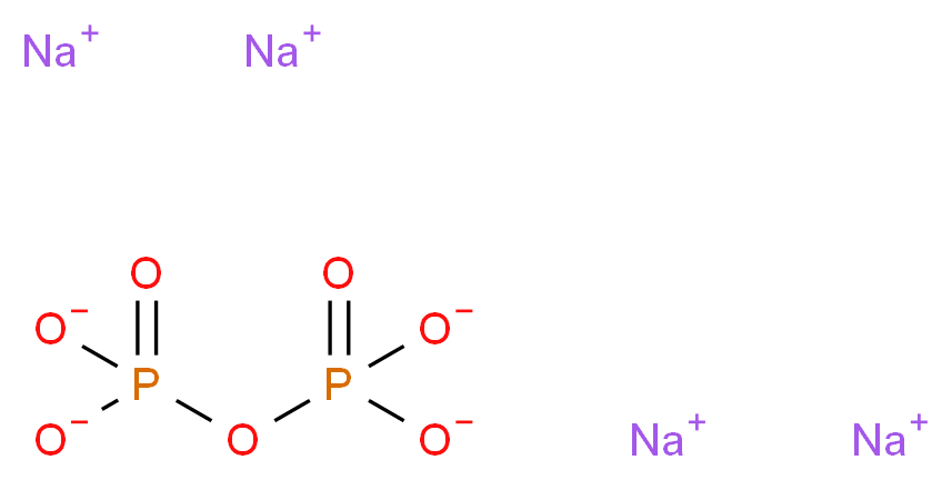 焦磷酸钠 四元_分子结构_CAS_7722-88-5)