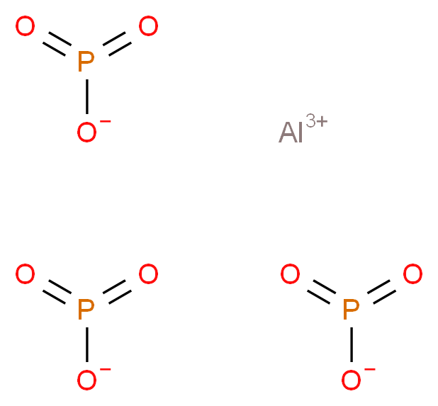 aluminium(3+) ion trioxophosphinate_分子结构_CAS_32823-06-6