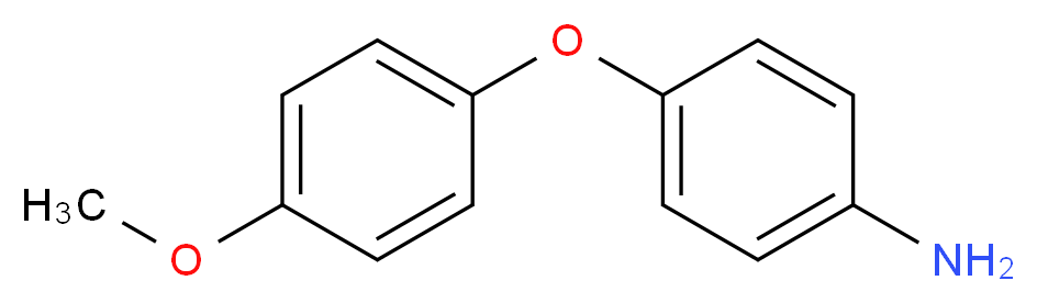 4-(4-methoxyphenoxy)aniline_分子结构_CAS_31465-36-8