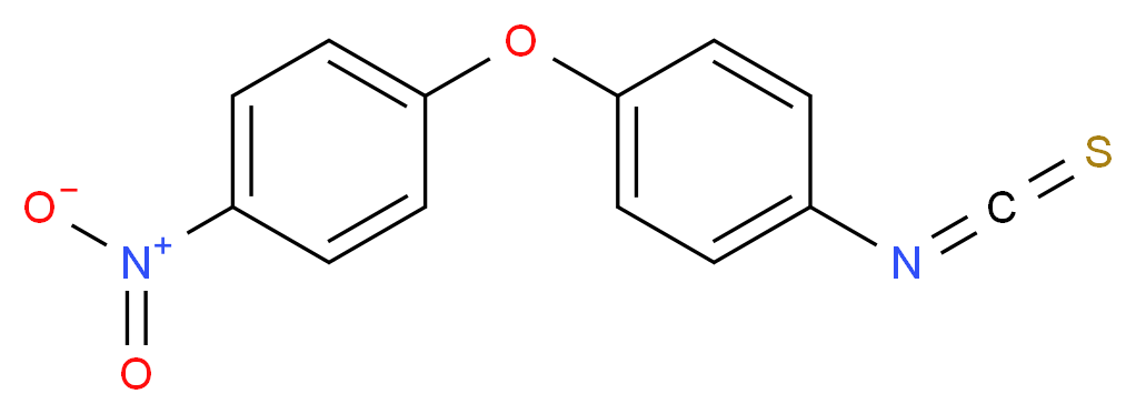 1-isothiocyanato-4-(4-nitrophenoxy)benzene_分子结构_CAS_19881-18-6
