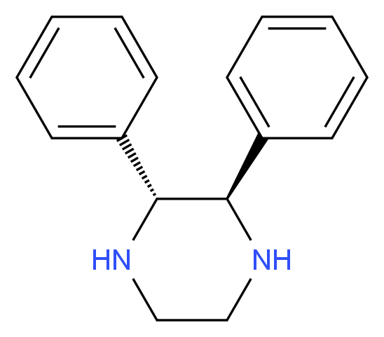 (2R,3R)-2,3-DIPHENYL-PIPERAZINE_分子结构_CAS_70708-34-8)