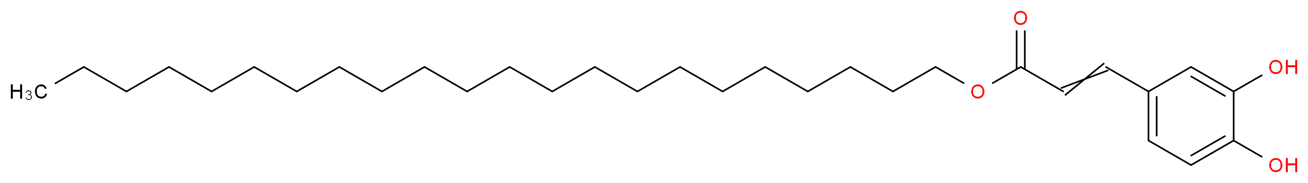 Docosyl caffeate_分子结构_CAS_28593-92-2)