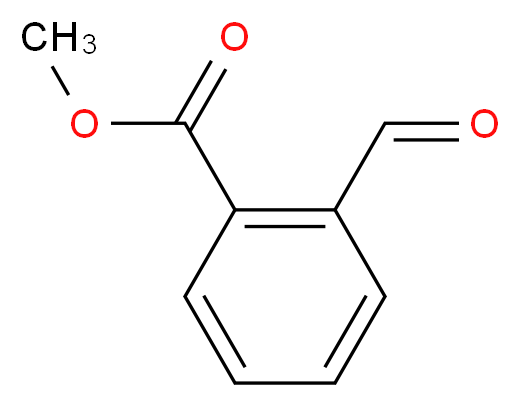 Methyl 2-formylbenzenecarboxylate_分子结构_CAS_4122-56-9)