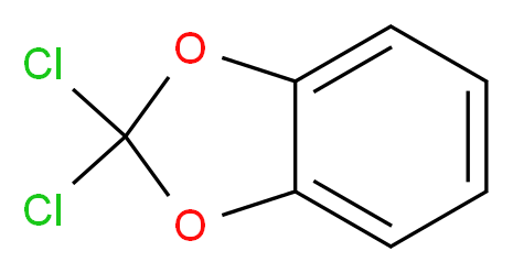 2,2-dichloro-2H-1,3-benzodioxole_分子结构_CAS_2032-75-9