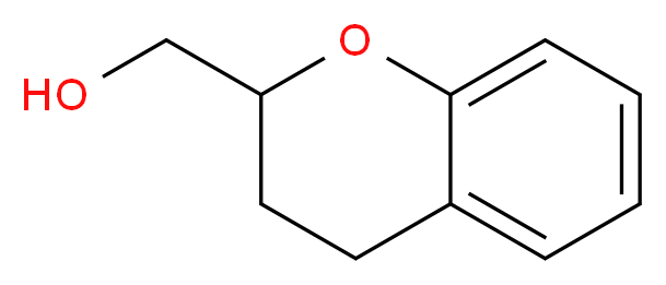 3,4-dihydro-2H-1-benzopyran-2-ylmethanol_分子结构_CAS_83278-86-8