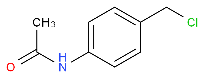 4'-(Chloromethyl)acetanilide_分子结构_CAS_54777-65-0)