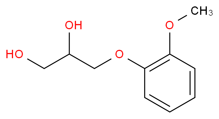 Guaifenesin_分子结构_CAS_93-14-1)