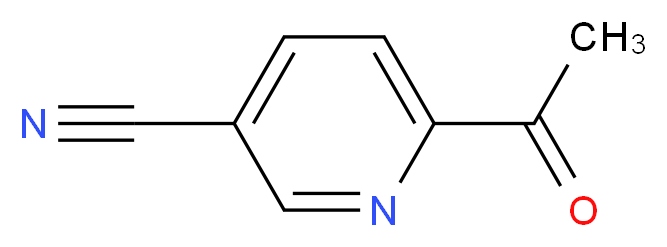 6-acetylpyridine-3-carbonitrile_分子结构_CAS_52689-19-7