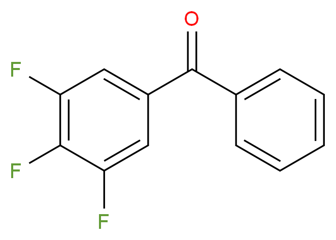 3,4,5-Trifluorobenzophenone 97%_分子结构_CAS_70028-88-5)