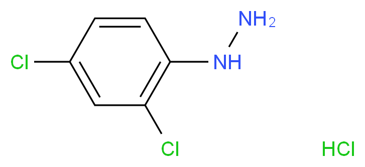 (2,4-dichlorophenyl)hydrazine hydrochloride_分子结构_CAS_5446-18-4)