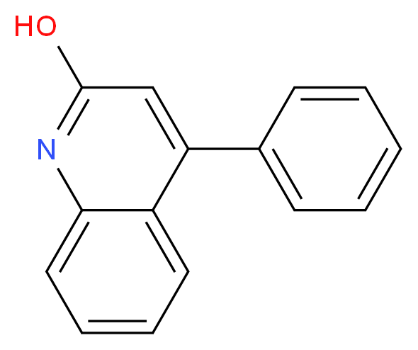 4-phenylquinolin-2-ol_分子结构_CAS_5855-57-2