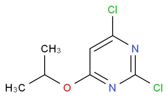 2,4-dichloro-6-(propan-2-yloxy)pyrimidine_分子结构_CAS_1026787-89-2