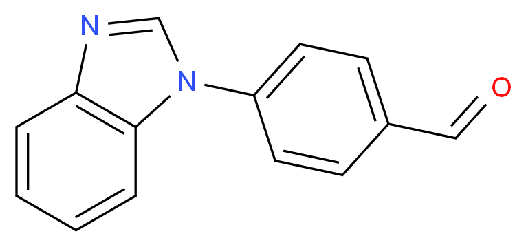 4-(1H-1,3-benzodiazol-1-yl)benzaldehyde_分子结构_CAS_90514-72-0
