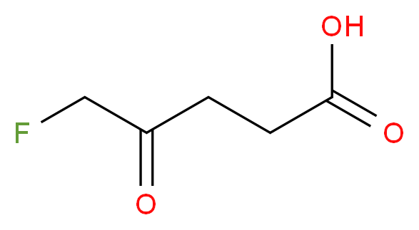 5-fluoro-4-oxopentanoic acid_分子结构_CAS_76385-49-4