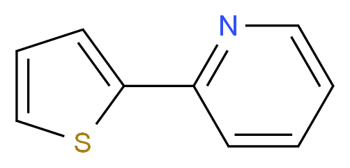 2-(Thien-2-yl)pyridine_分子结构_CAS_3319-99-1)