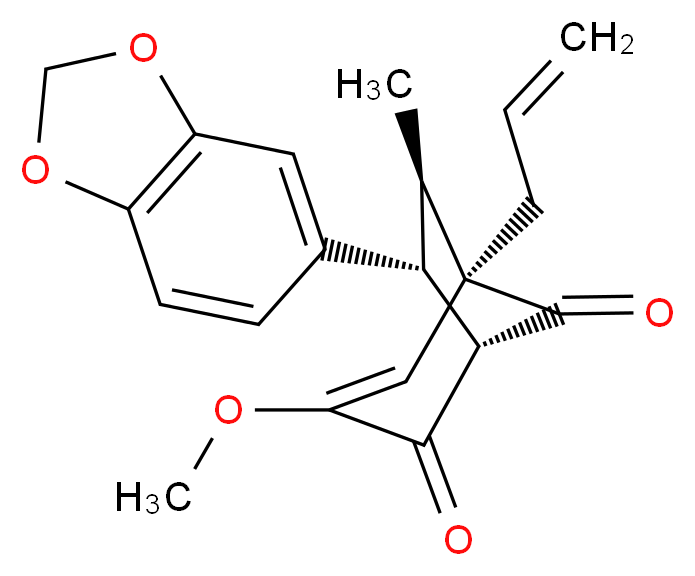 Denudadione C_分子结构_CAS_61240-34-4)