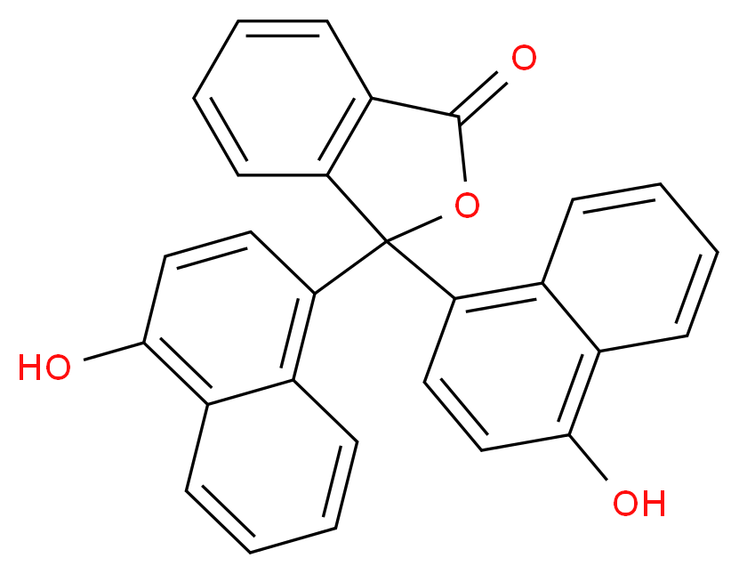 &alpha;-NAPHTHOLPHTHALEIN_分子结构_CAS_596-01-0)