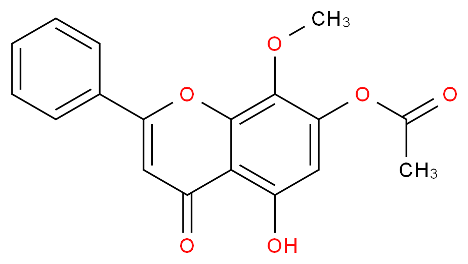 5-Hydroxy-7-acetoxy-8-methoxyflavone_分子结构_CAS_95480-80-1)