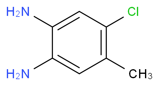 4-chloro-5-methylbenzene-1,2-diamine_分子结构_CAS_63155-04-4)