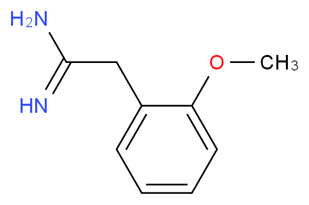 2-(2-methoxyphenyl)ethanimidamide_分子结构_CAS_915922-03-1