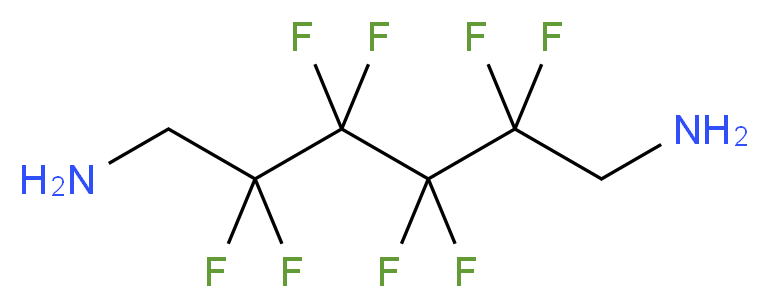 2,2,3,3,4,4,5,5-Octafluoro-1,6-hexamethylenediamine_分子结构_CAS_)