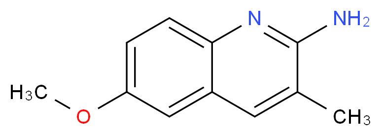 2-AMINO-6-METHOXY-3-METHYLQUINOLINE_分子结构_CAS_203506-30-3)