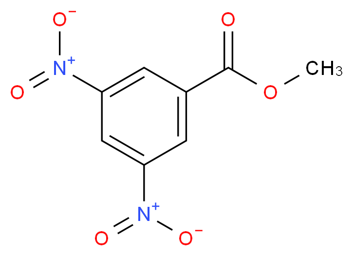 3,5-二硝基苯甲酸甲酯_分子结构_CAS_2702-58-1)