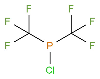 chlorobis(trifluoromethyl)phosphane_分子结构_CAS_650-52-2