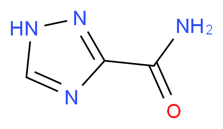 1H-1,2,4-triazole-3-carboxamide_分子结构_CAS_3641-08-5