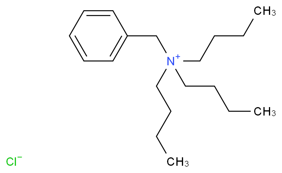 N-Benzyl-N,N-dibutylbutan-1-aMiniuM chloride_分子结构_CAS_23616-79-7)