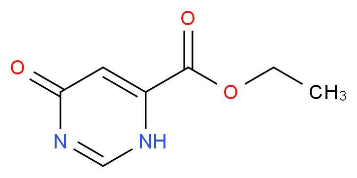 Ethyl 6-oxo-3,6-dihydropyrimidine-4-carboxylate_分子结构_CAS_223788-14-5)